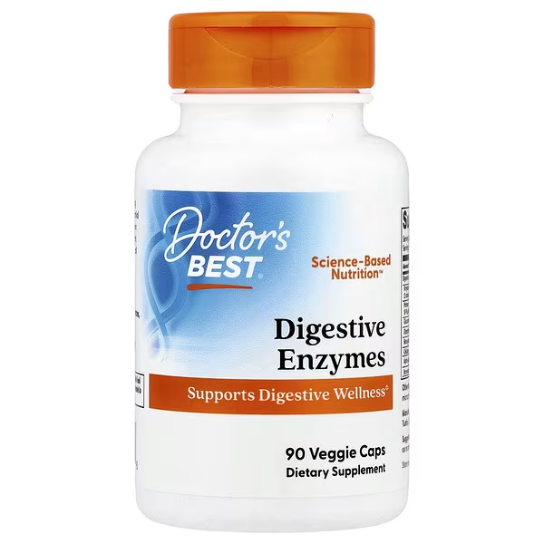 Doctor's Best Digestive Enzymes 90 Veggie Capsules