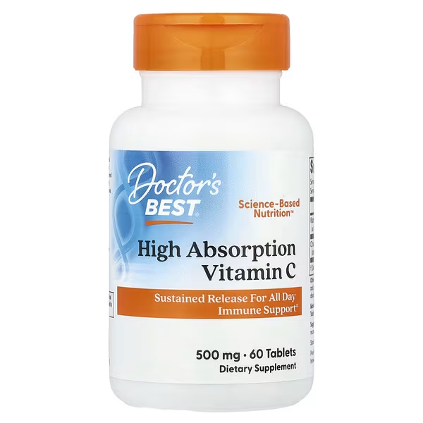 Doctor's Best High Absorption Vitamin C 60 Tablets