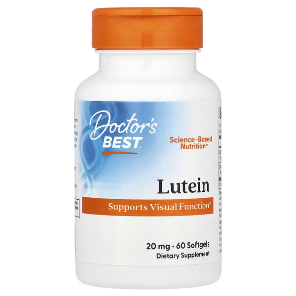 Doctor's Best Lutein 20 mg 60 Softgels