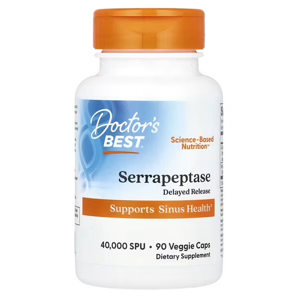 Doctor's Best Serrapeptase Healthy Tissue 90 Capsules