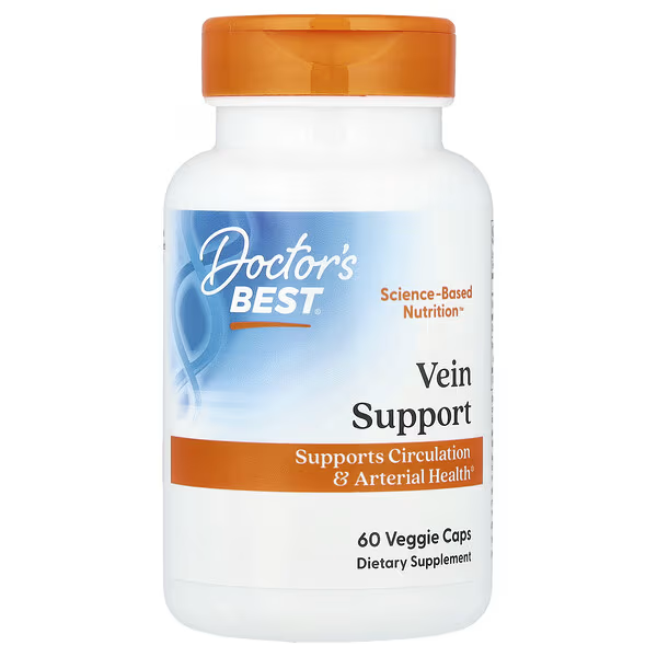 Doctor's Best Vein Support Arterial Health 60 Veggie Capsules