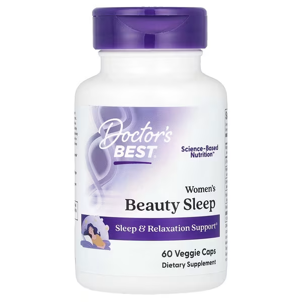 Doctor's Best Women's Beauty Sleep 60 Veggie Capsules