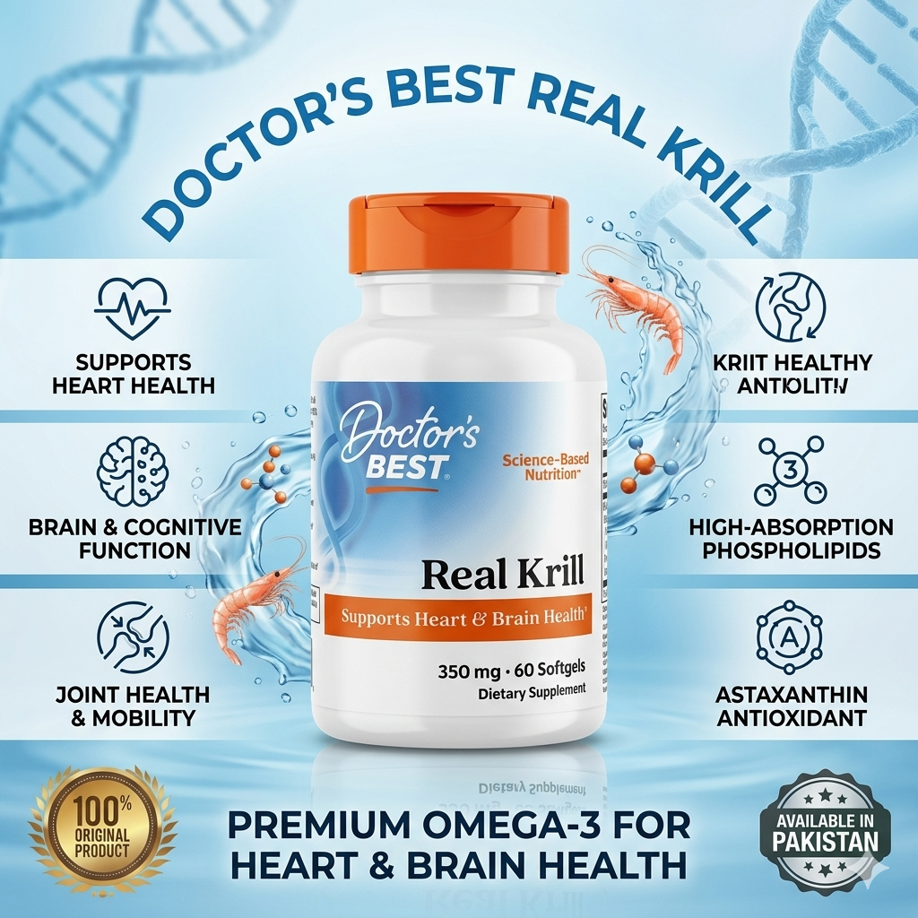 Doctor's Best Real Krill 60 Softgel In Pakistan