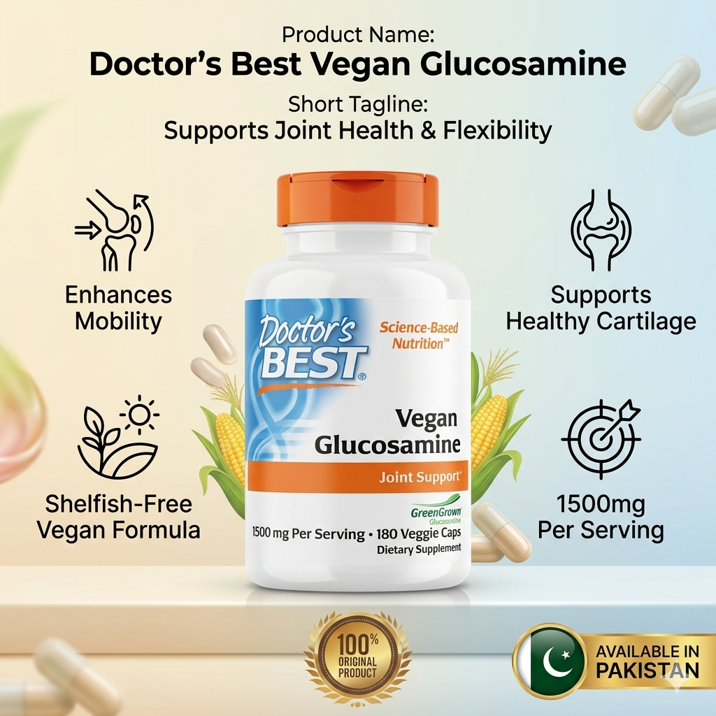 Doctor's Best Vegan Glucosamine180 Veggie Capsules