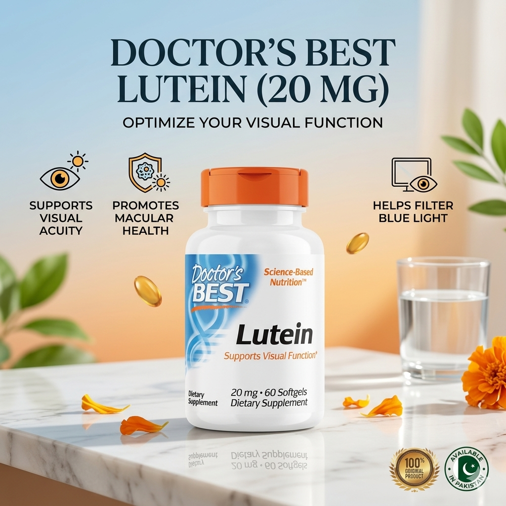 Doctor's Best Lutein 20 mg 60 Softgels