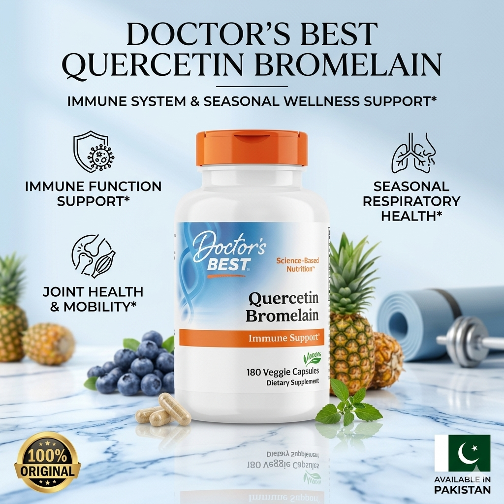 Doctor's Best Quercetin Bromelain 180 Veggie Capsules