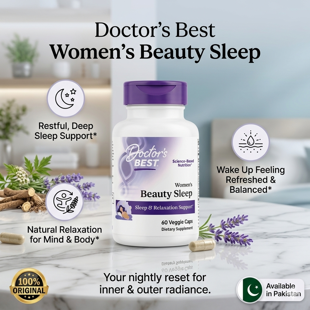 Doctor's Best Women's Beauty Sleep 60 Veggie Capsules
