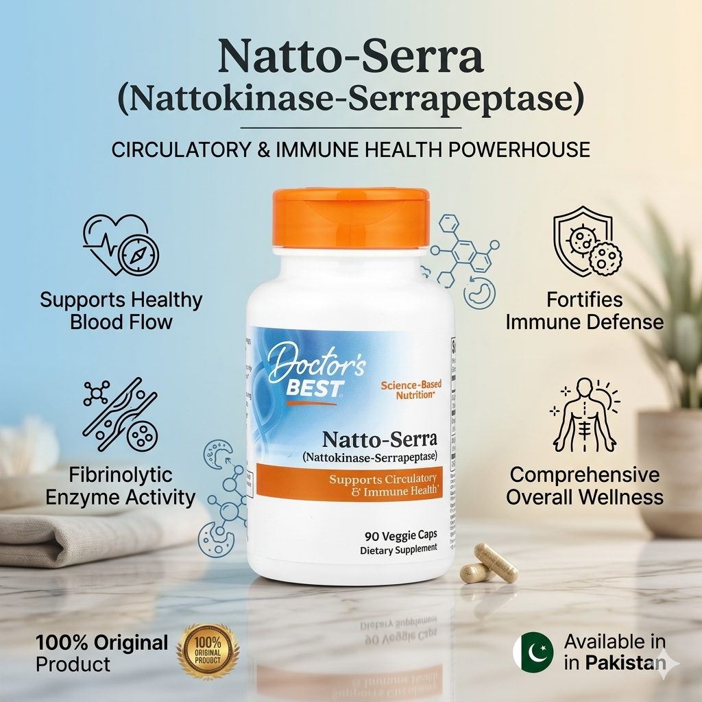 Doctor's Best Natto-Serra 90 Veggie Capsules