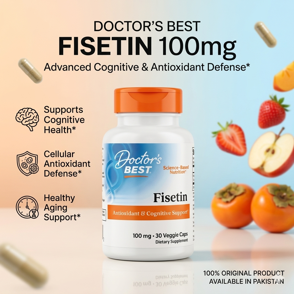 Doctor's Best Fisetin 100 mg 30 Veggie Capsules