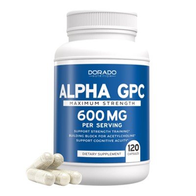 Dorado Alpha GPC Choline 600mg 120 Capsules