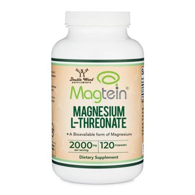 Double Wood Magnesium L-Threonate (Magtein) 120 Capsules