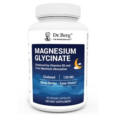 Dr. Berg Magnesium Glycinate with Vitamin D3 90 Capsules