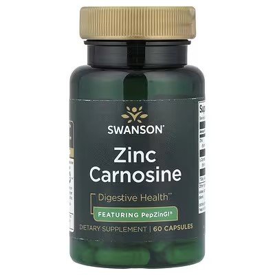 Swanson Vitamins Zinc Carnosine 60 Capsules