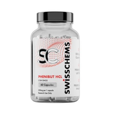 SwissChems Phenibut HCl 250mg 60 Capsules