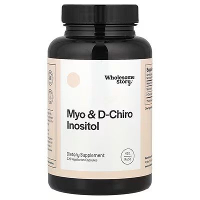 Wholesome Story Myo & D-Chiro Inositol 120 Vegetarian Capsules