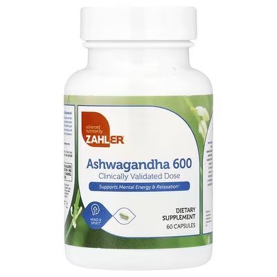 Zahler Ashwagandha 600 60 Capsules