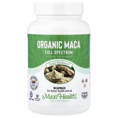 Maxi Health Organic Maca Full Spectrum 600 mg