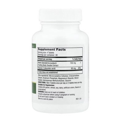 Mushroom Wisdom Super Reishi 120 Vegetarian Tablets