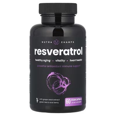 NutraChamps Resveratrol 60 Vegan Capsules in Pakistan