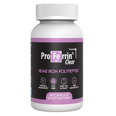 Proferrin Clear Heme Iron Supplement 90 Capsules in Pakistan
