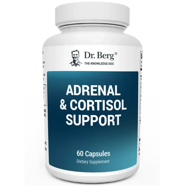 Dr. Berg - Adrenal & Cortisol Support 60 Vegetable Capsules in Pakistan