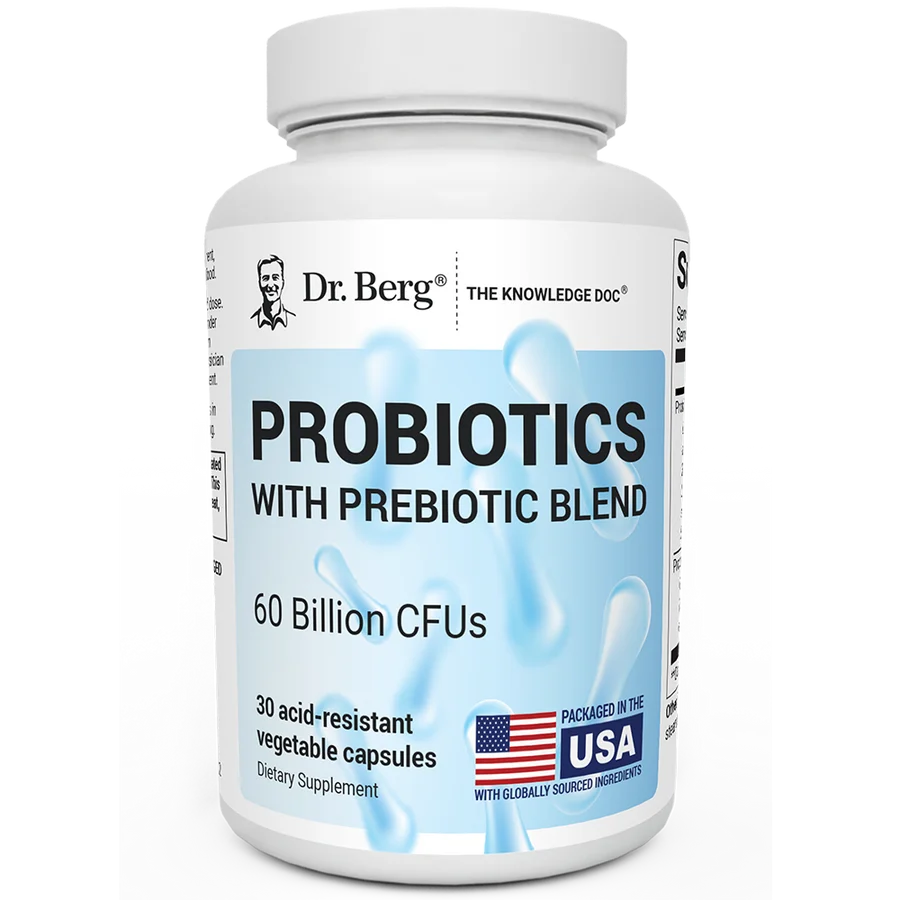 Dr. Berg - Probiotics with Prebiotic Blend 60 Capsules in Pakistan