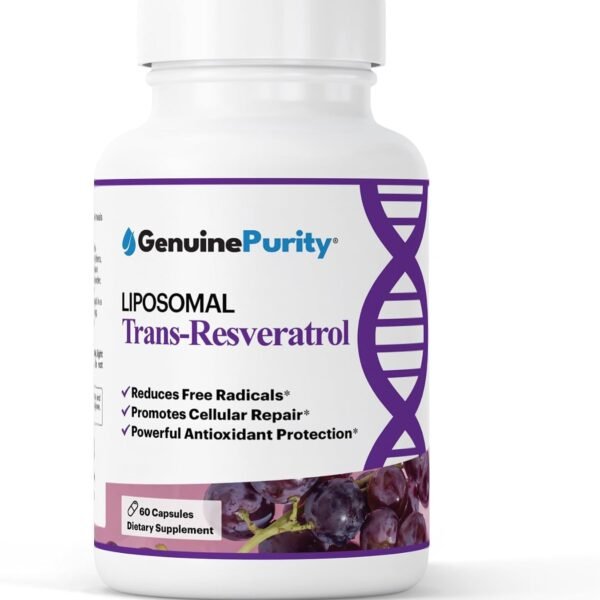 GenuinePurity - Liposomal Trans-Resveratrol 500mg Capsules Price in Pakistan
